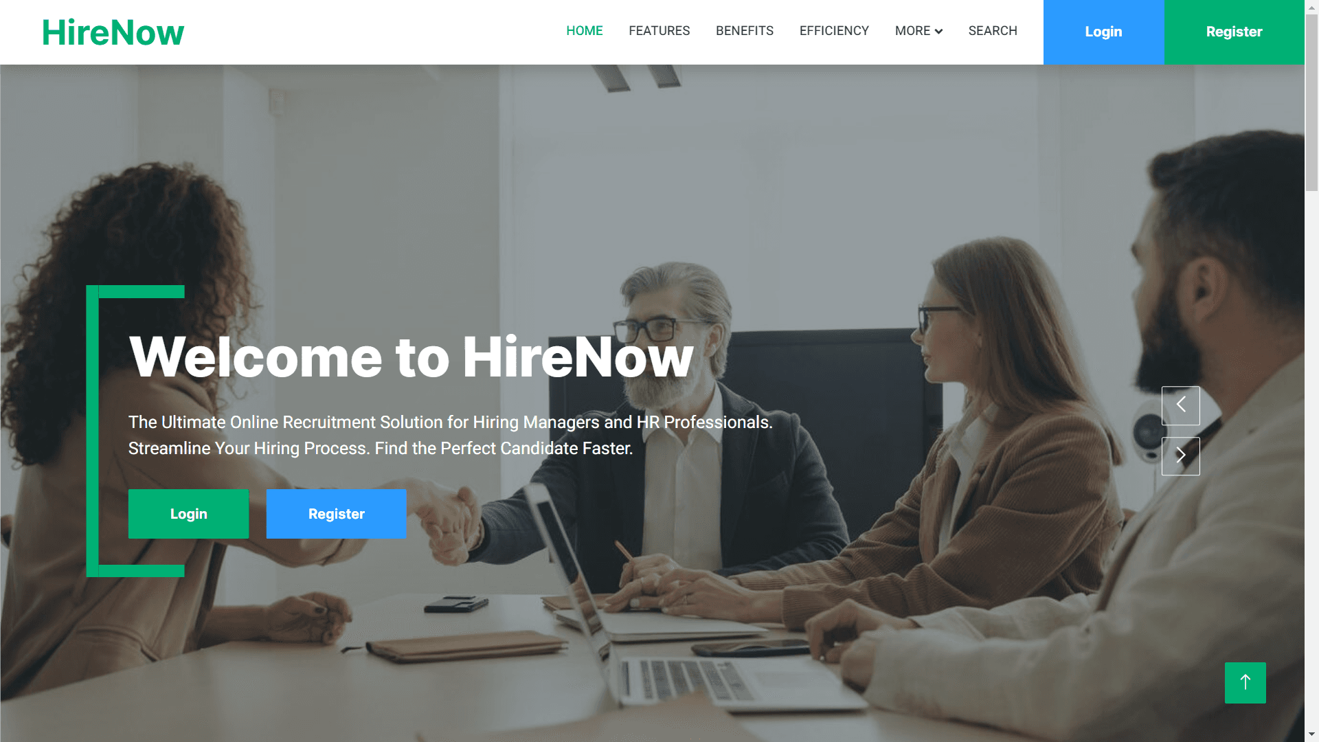 HireNow - Recruiting Website image