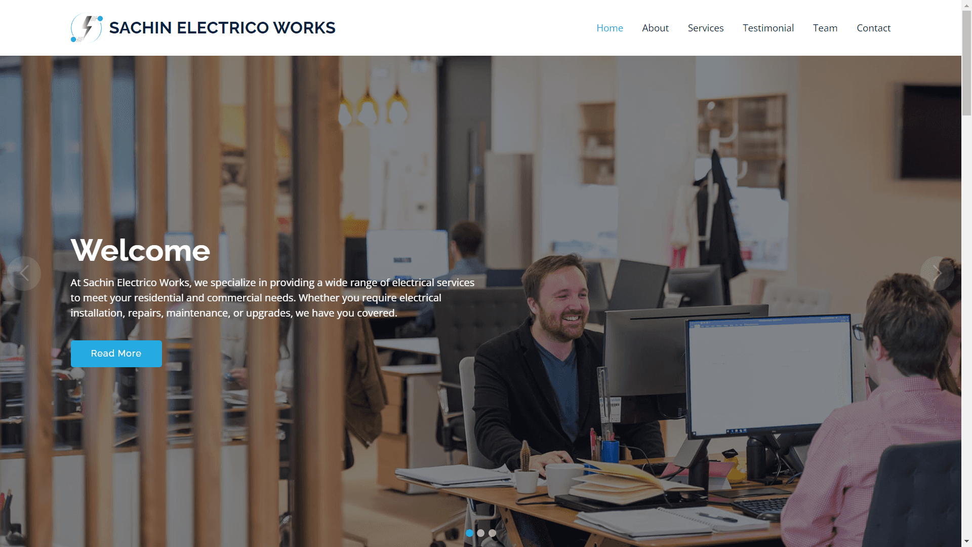 Sachin Electric Co. - Website image